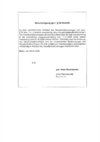 Aktuelle Satzung vom 06.05.2026