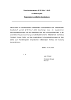 Aktuelle Satzung vom 17.07.2024